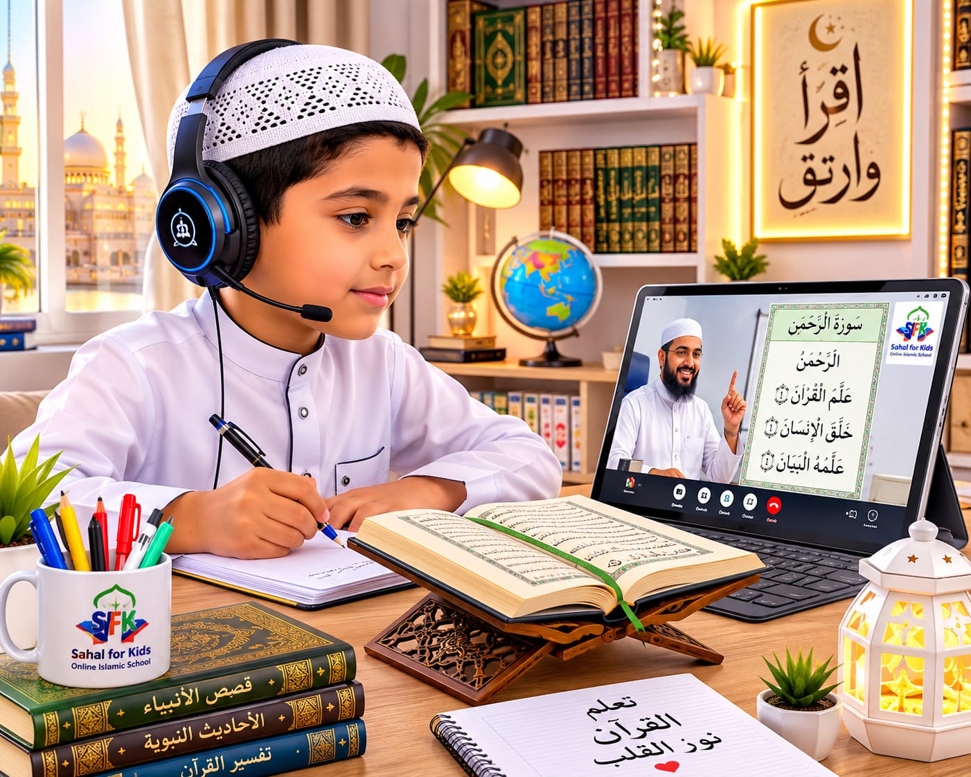 Children reciting the Quran